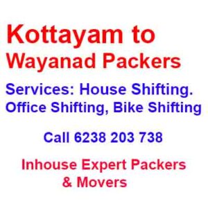 Kottayam to Wayanad Movers and Packers 